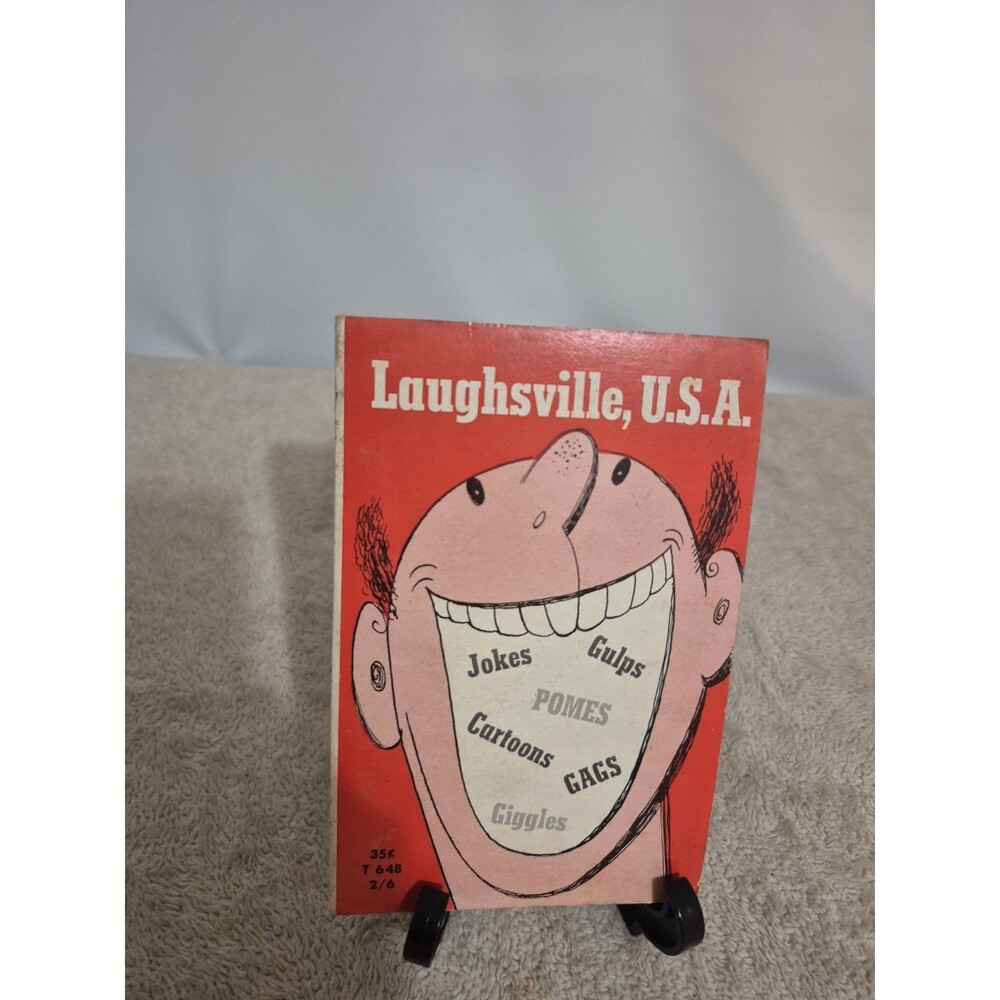 Laughsville, USA Jokes Gags Giggles 1966 Scholastic 1st Printing MMPB Paperback